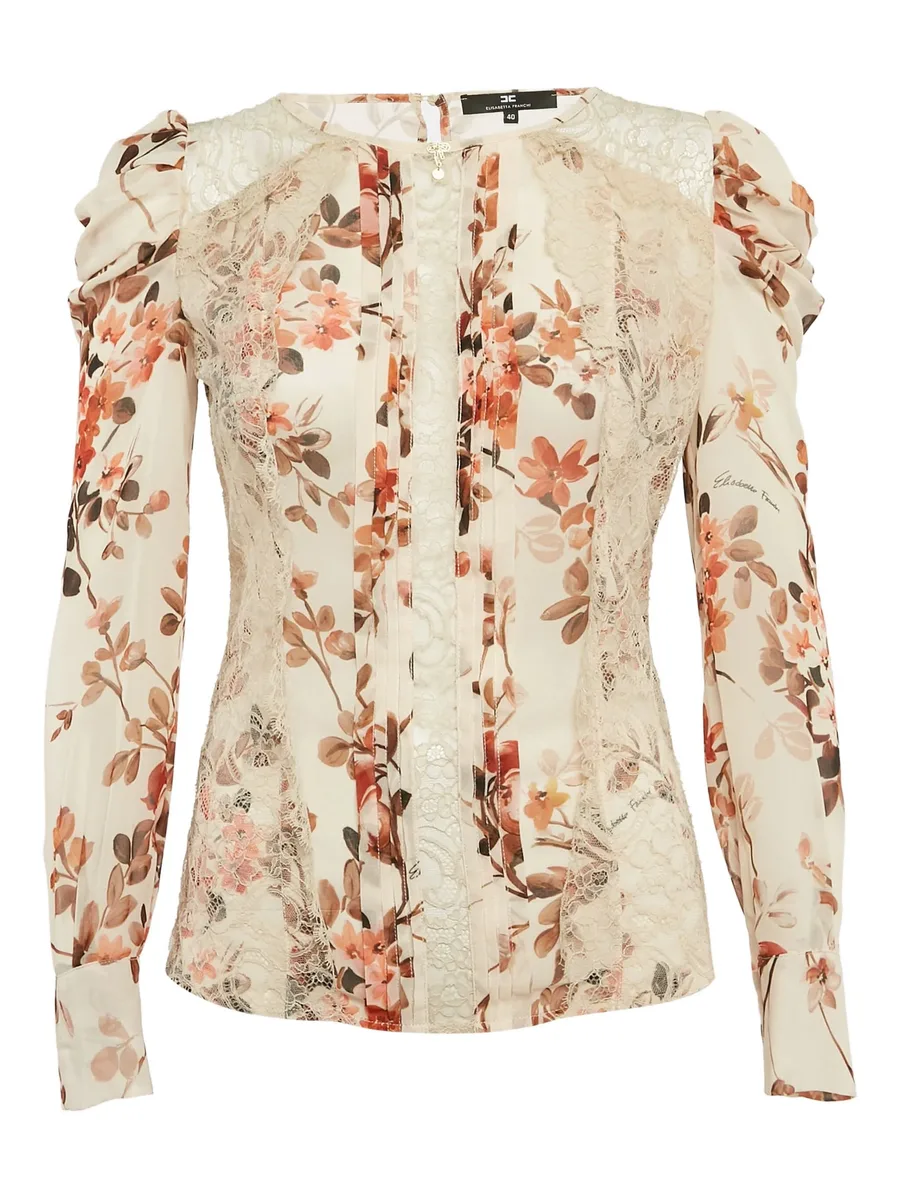 2024 floral lace-embellished blouse 2