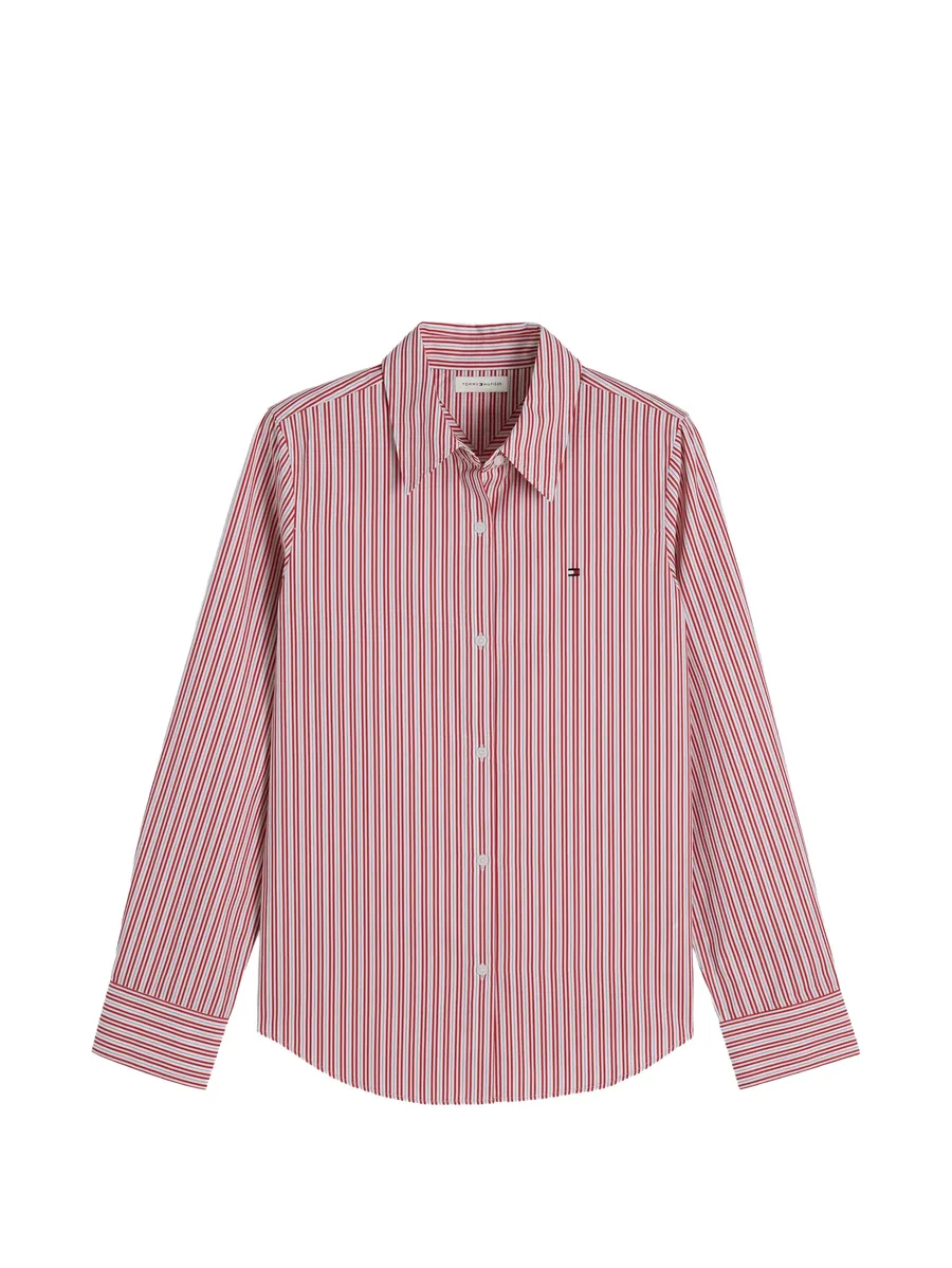 striped poplin shirt 1