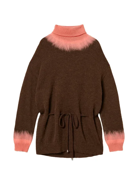 Myfo two-tone wool-blend maxi sweater