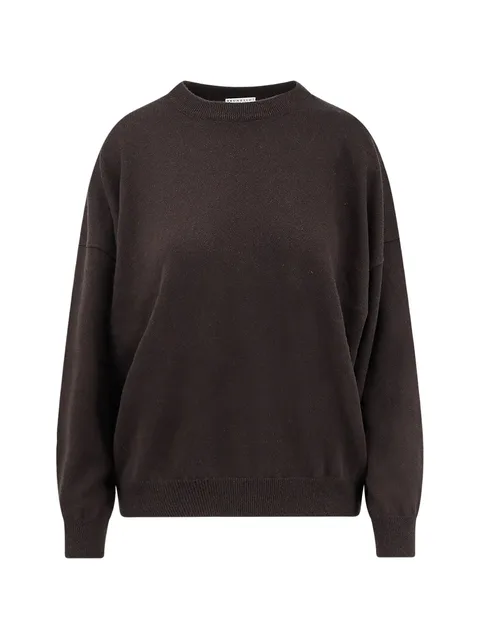 monili-chain crew-neck sweater