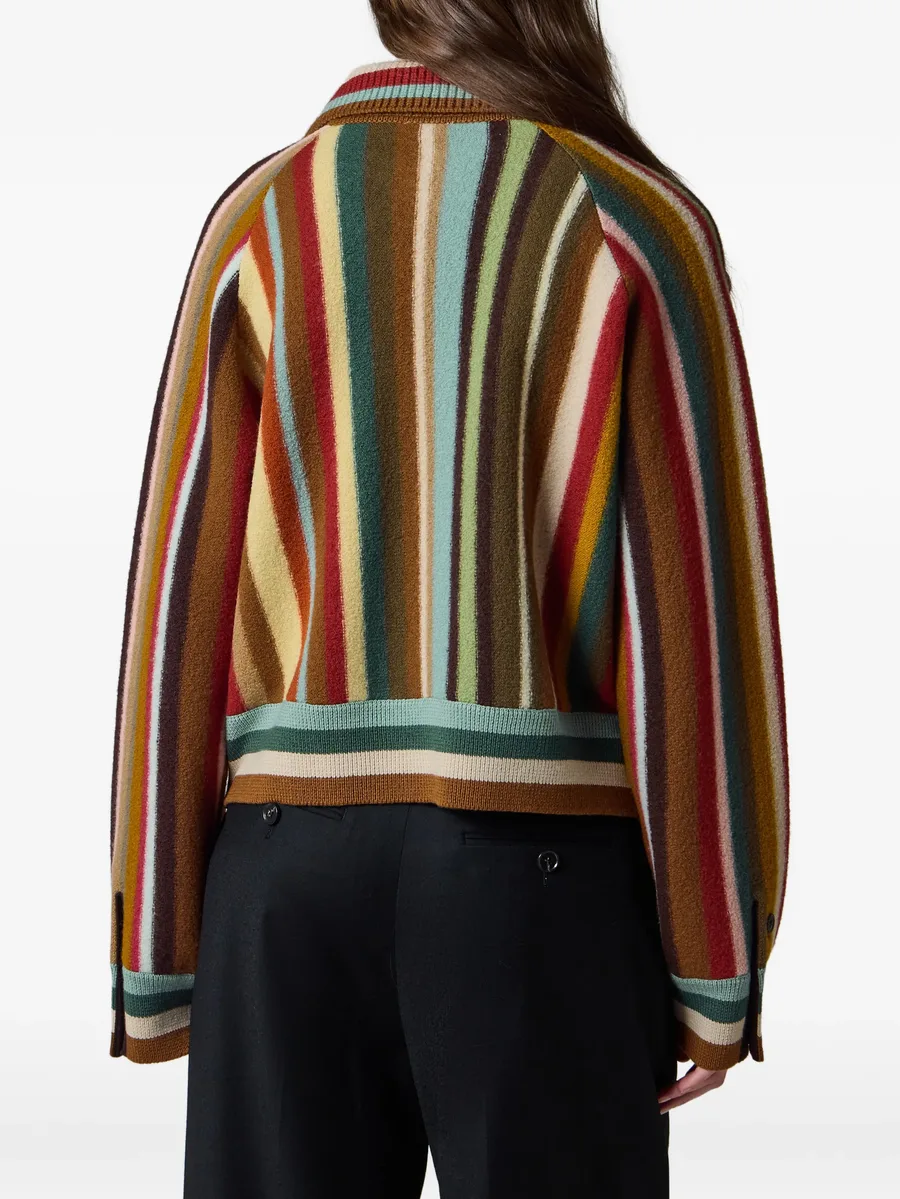 merino wool 'Signature Stripe' cardigan 4
