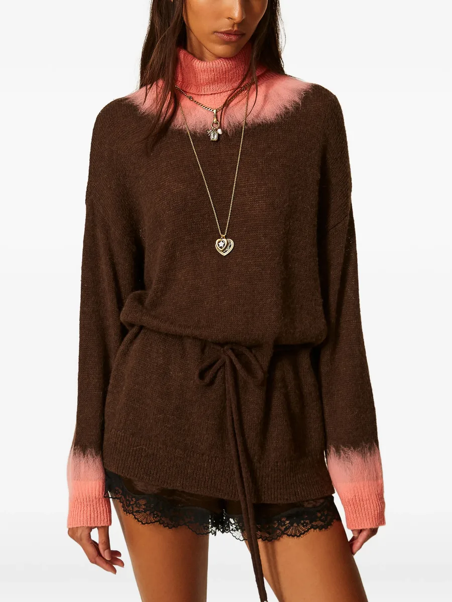 Myfo two-tone wool-blend maxi sweater 3