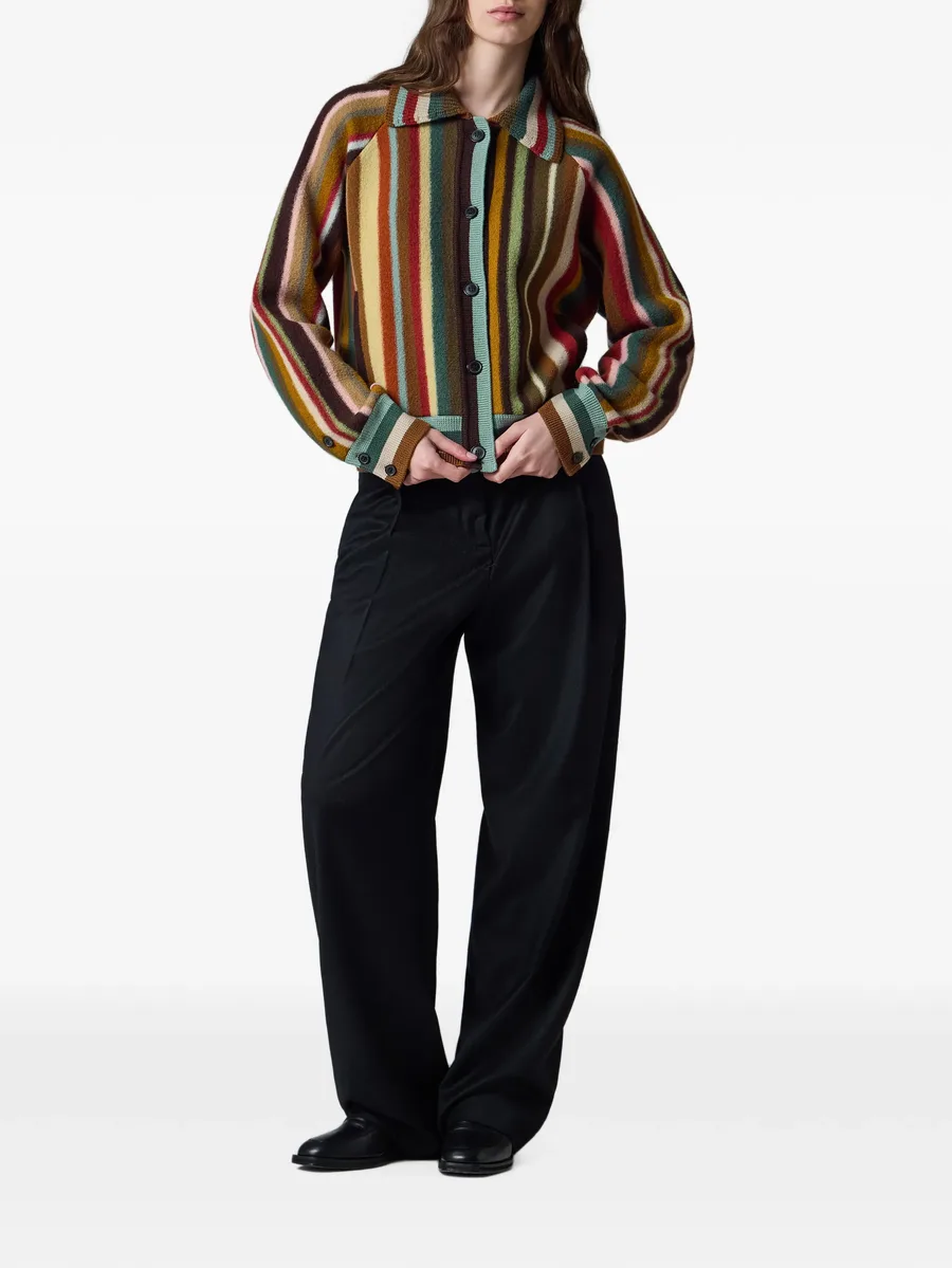merino wool 'Signature Stripe' cardigan 2