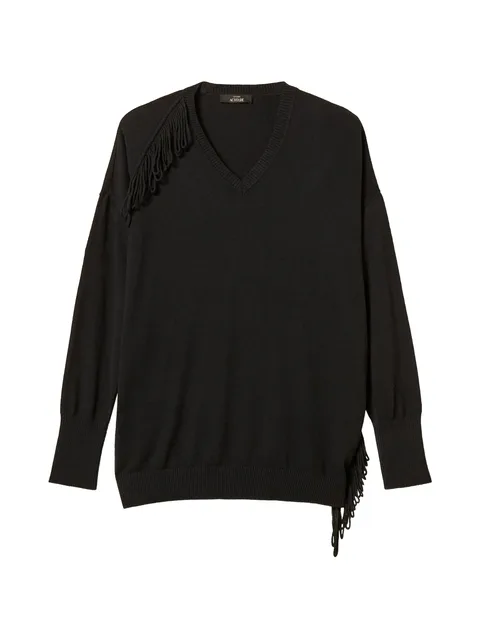 fringed jumper