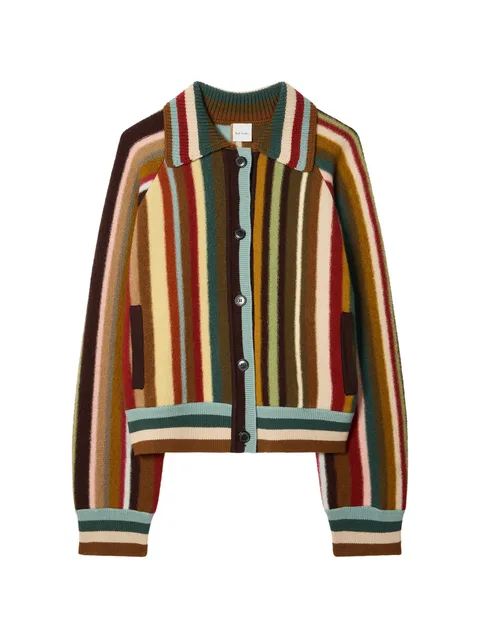 merino wool 'Signature Stripe' cardigan