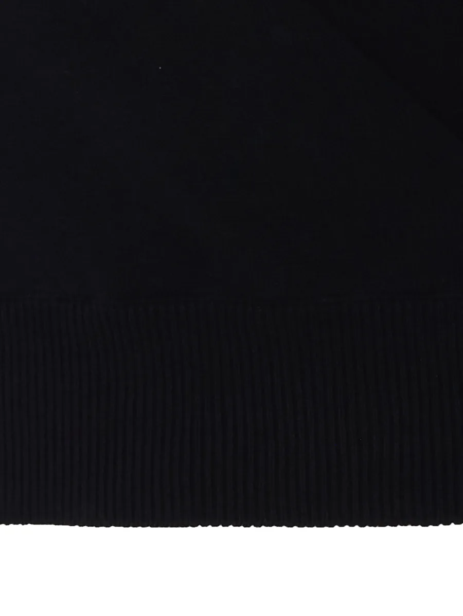 V-neck puff-sleeve sweater 3