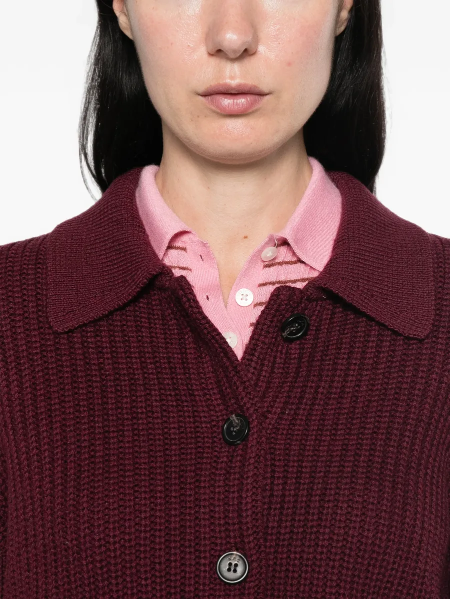 ribbed-knit cardigan 5