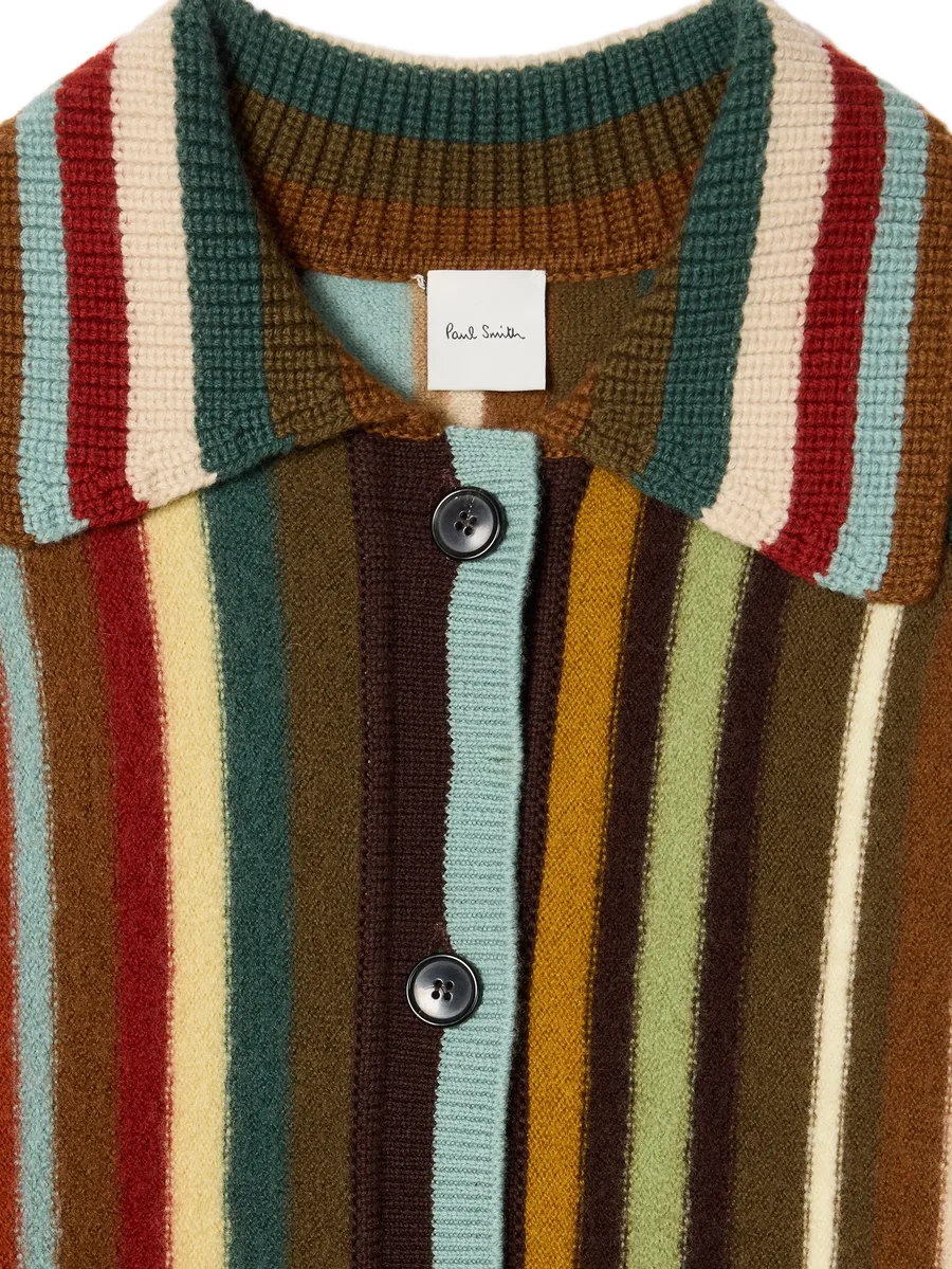 merino wool 'Signature Stripe' cardigan 7