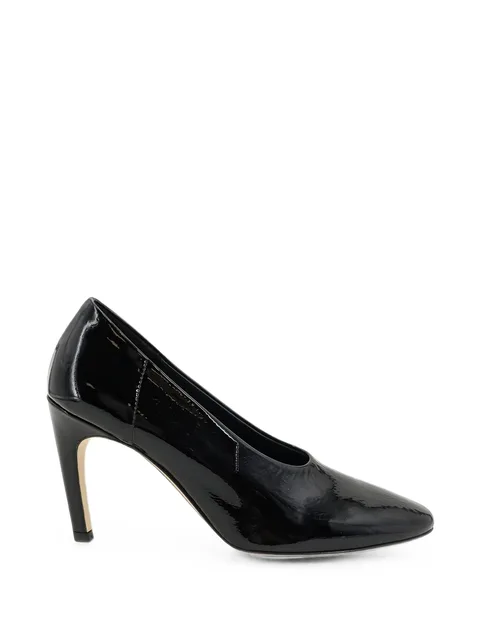 slip naplack pumps black