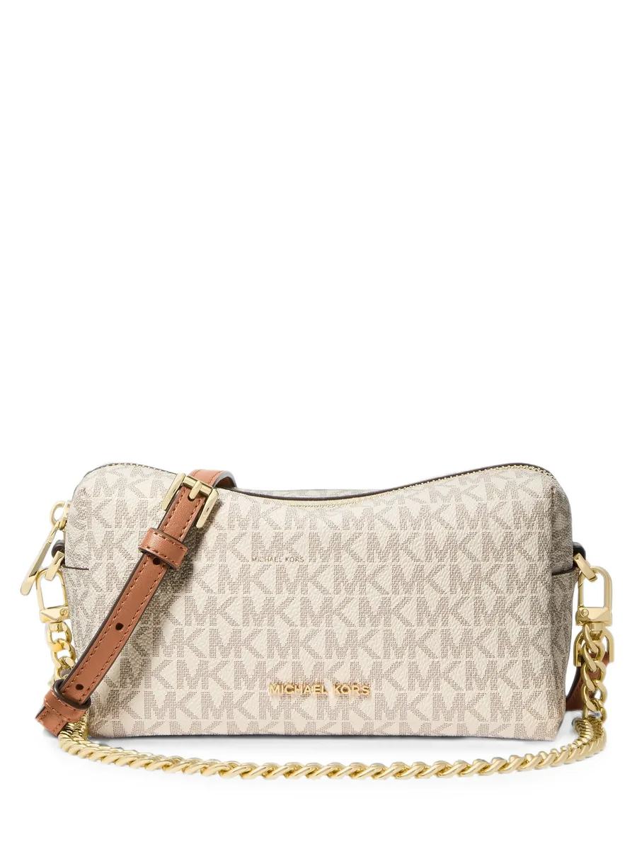 monogram-print shoulder bag 1