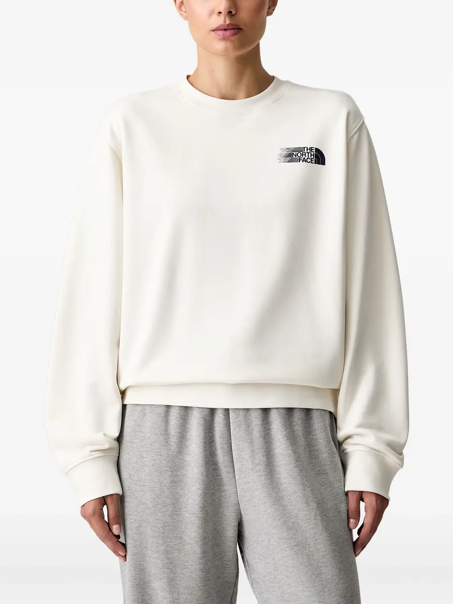logo-print sweater 1