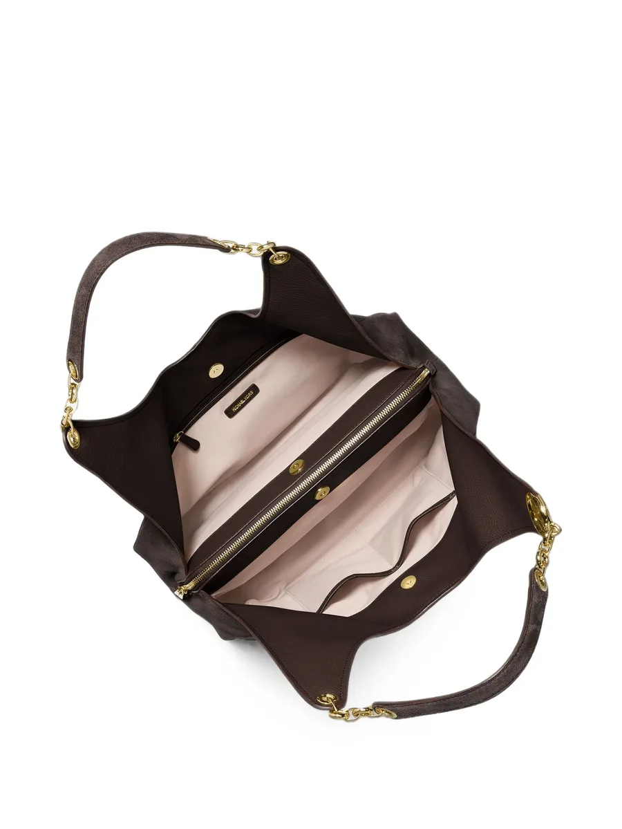 Ellie large suede shoulder bag 2