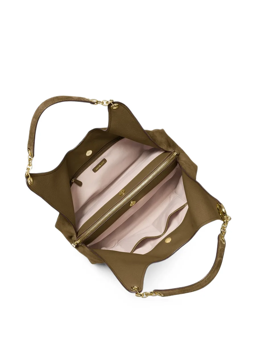 Ellie large suede shoulder bag 2