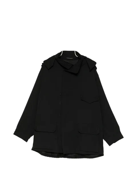 epaulette flap-pocket jacket