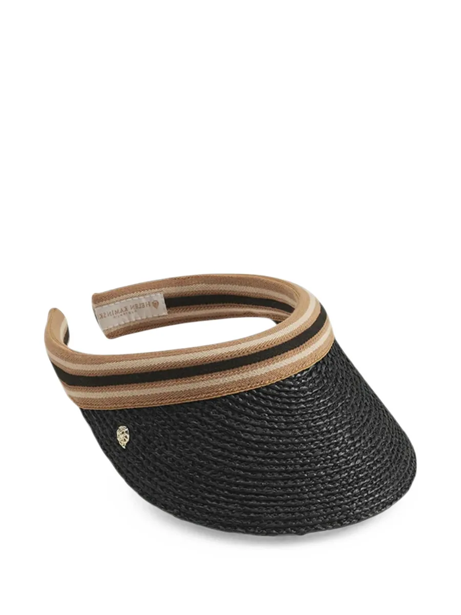 Bianca 8 striped woven visor 1