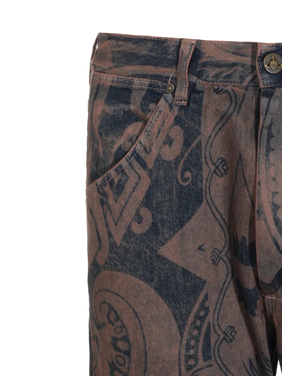 graphic-print jeans 2
