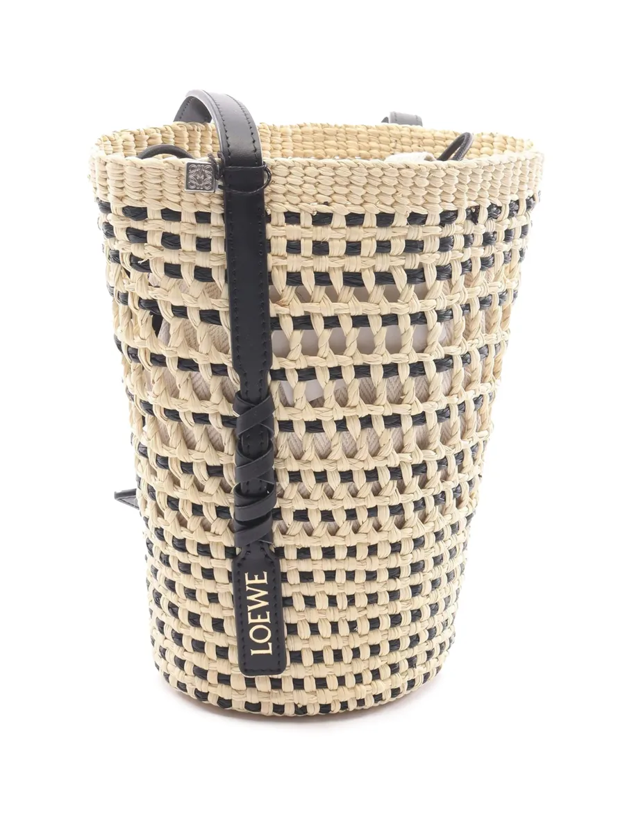 2020-2026 Raffia Blade Pocket shoulder bag 3