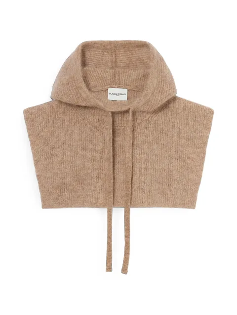 ribbed drawstring beanie hat