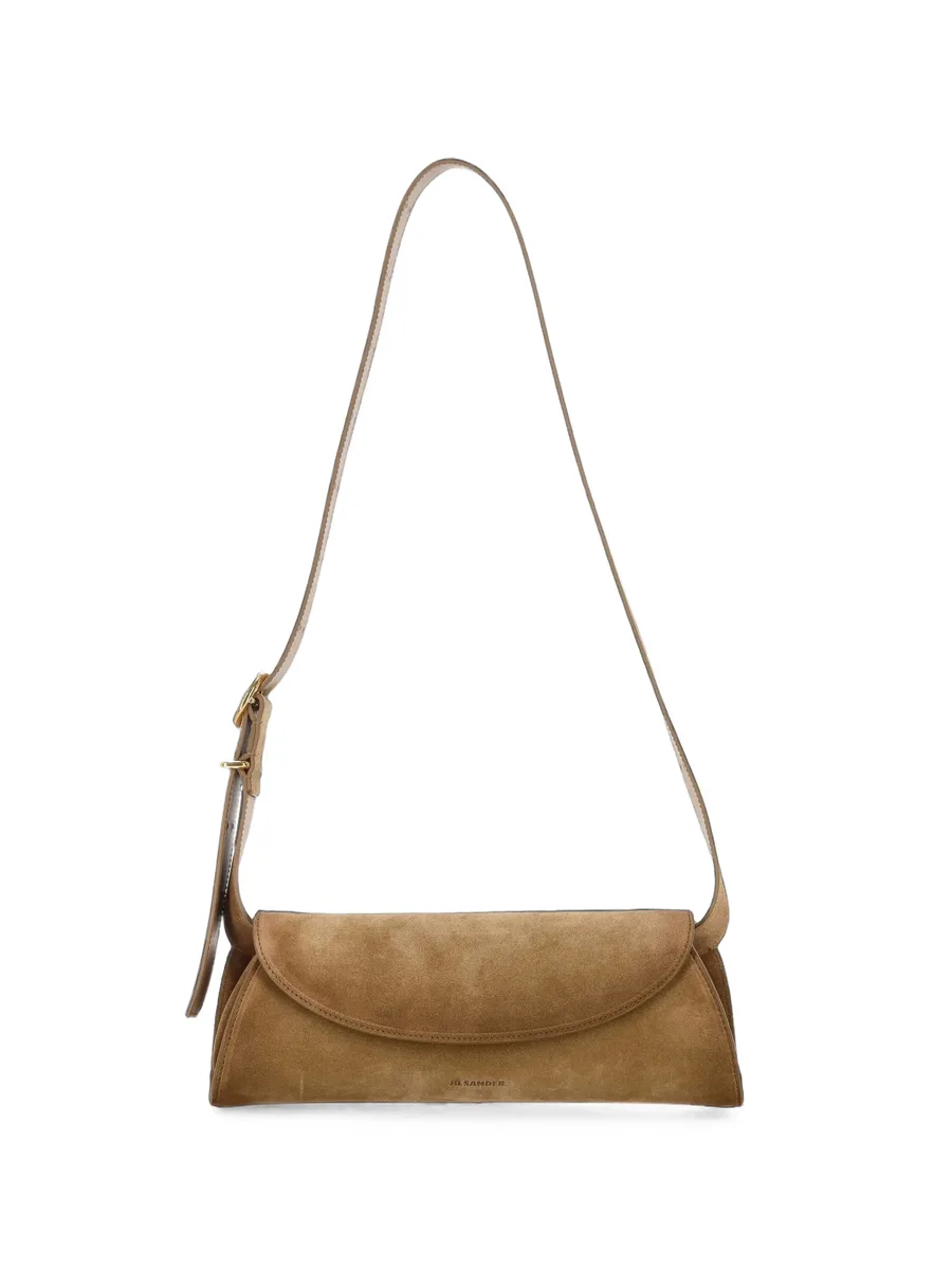 suede foldover shoulder bag 1