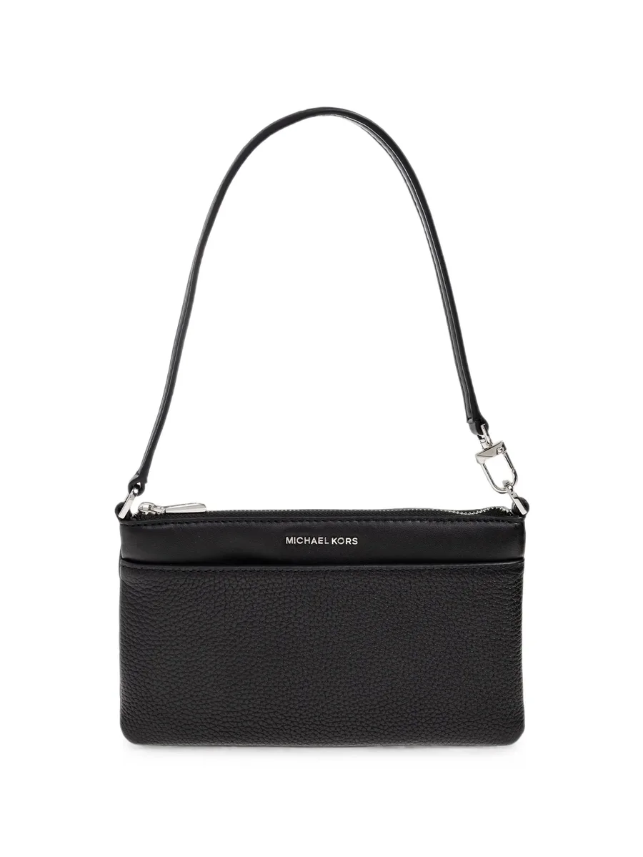 Jet Set pebbled-leather shoulder bag 1