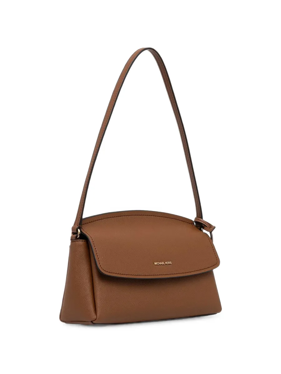 saffiano-leather logo-plaque shoulder bag 2