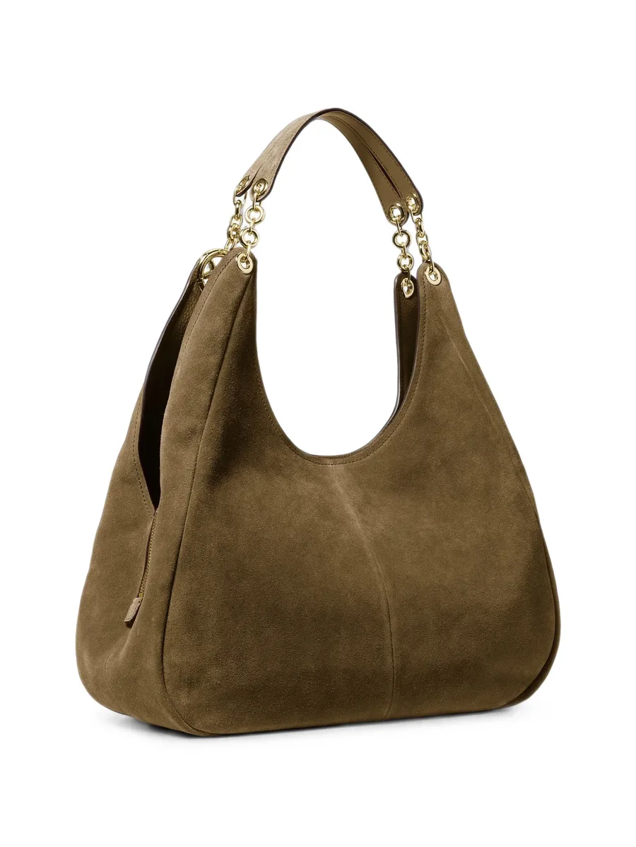 Ellie large suede shoulder bag 3