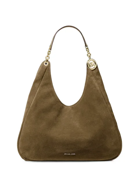 Ellie large suede shoulder bag