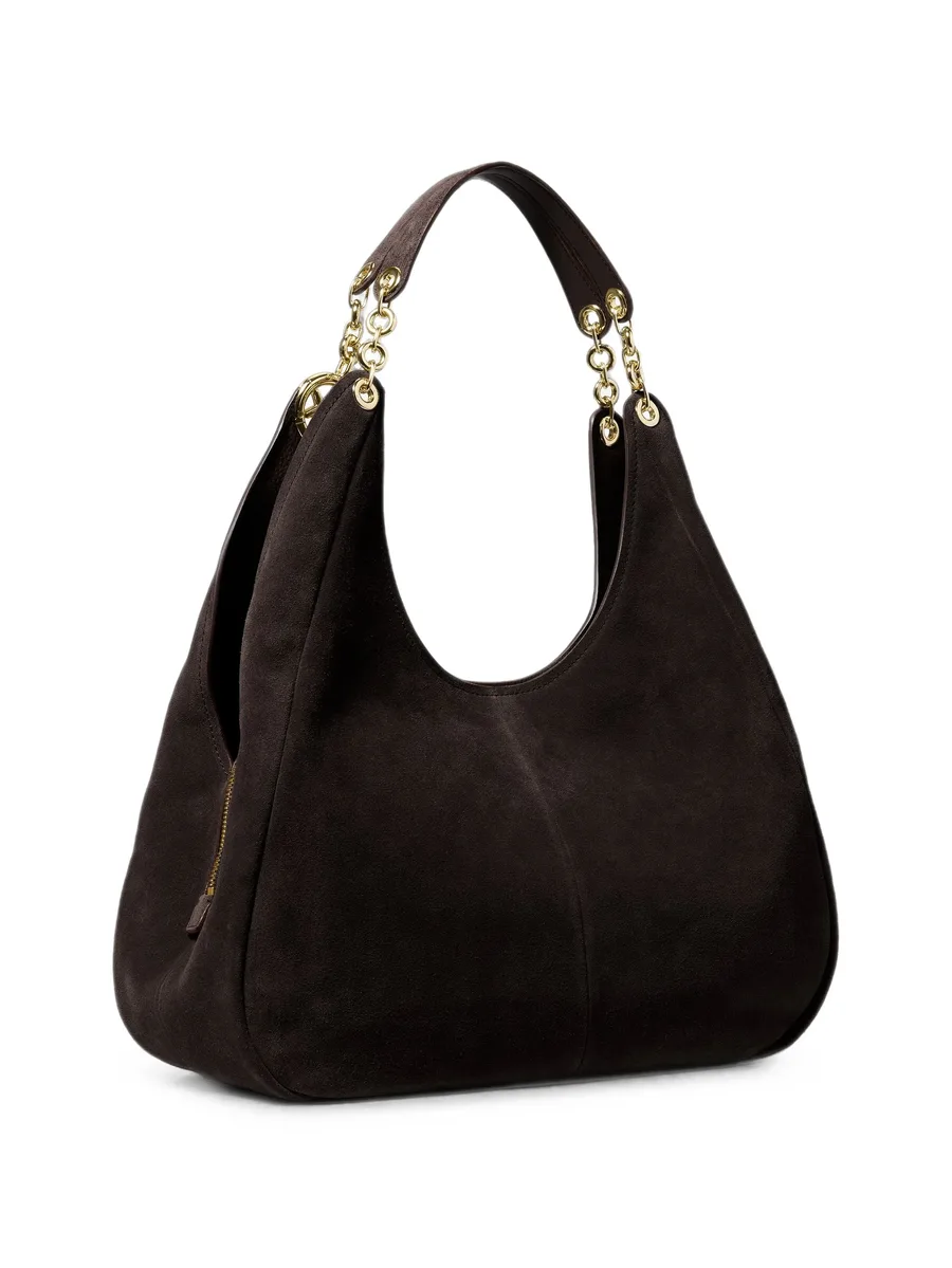Ellie large suede shoulder bag 3