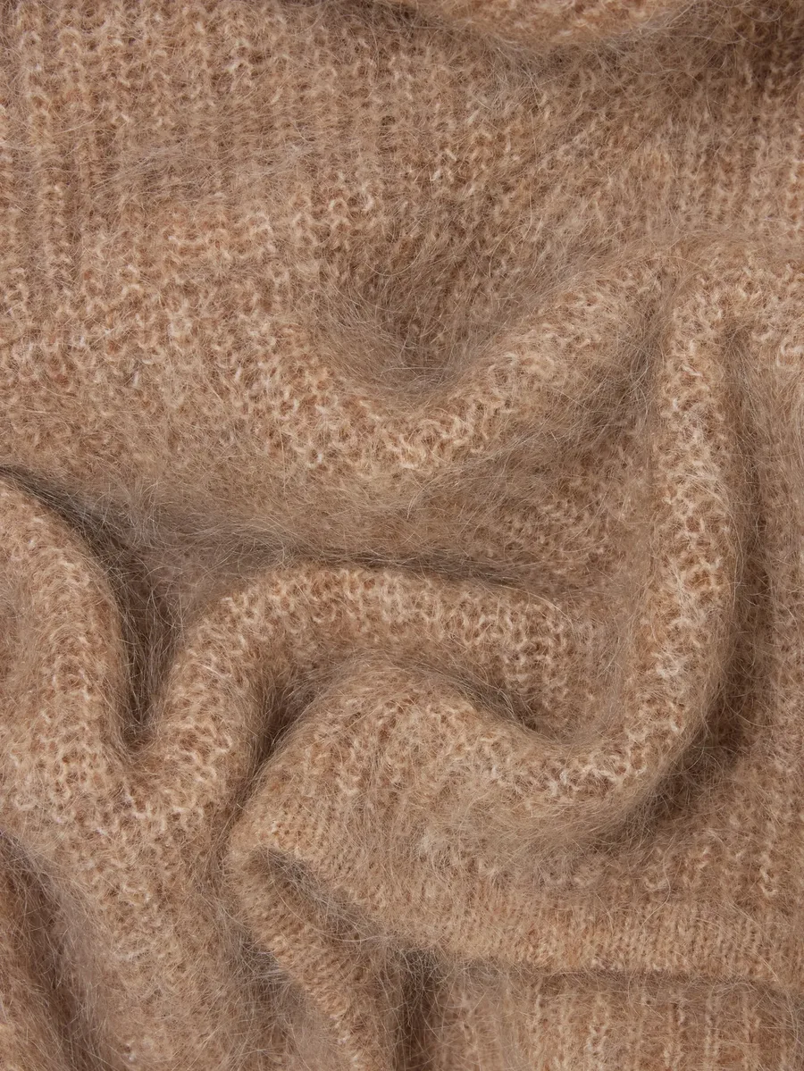 ribbed drawstring beanie hat 2