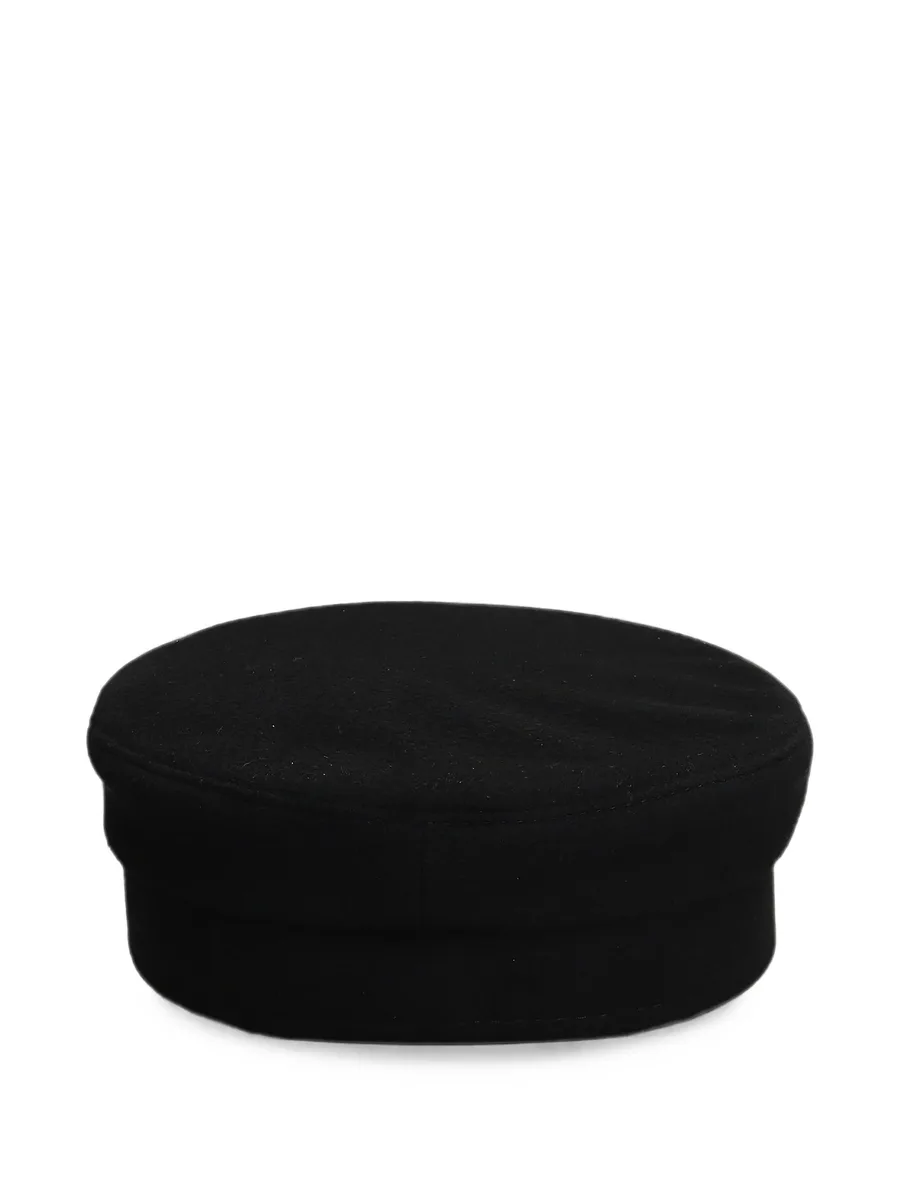 Baker Boy crystal-embellished wool baker boy hat 2