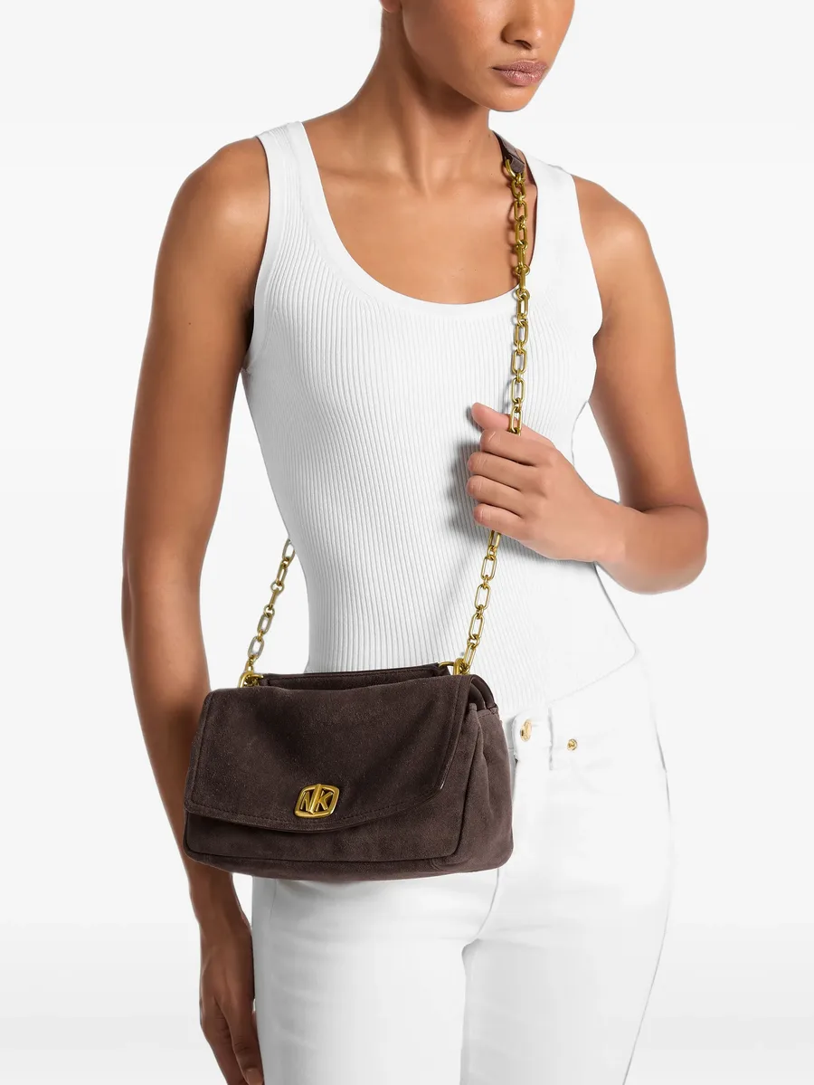 Bryant small suede convertible shoulder bag 3