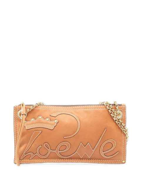 2010s logo-detail leather shoulder bag
