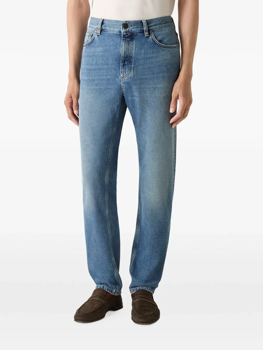 blue cotton Roccia jeans 2