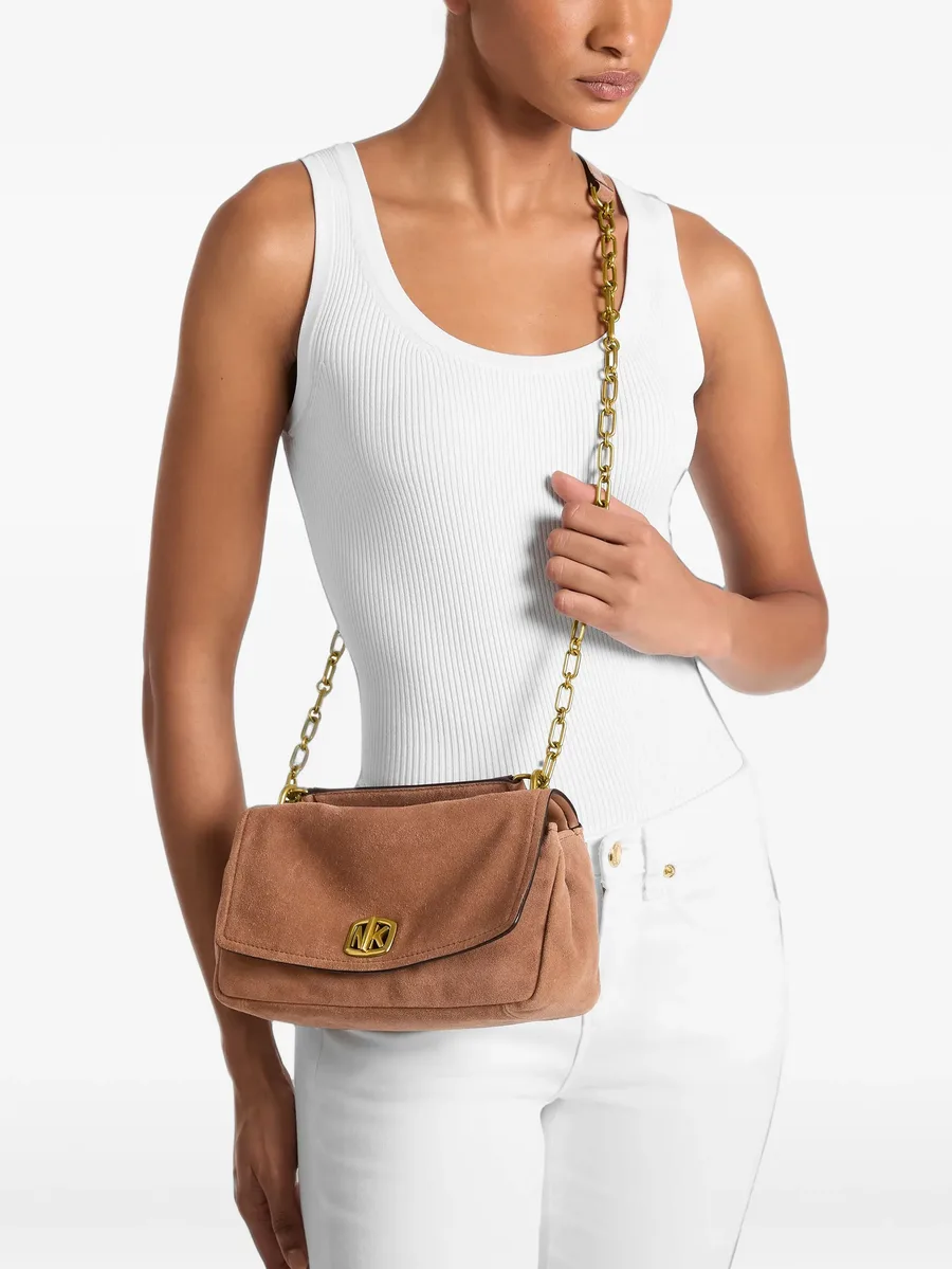 Bryant small suede convertible shoulder bag 3