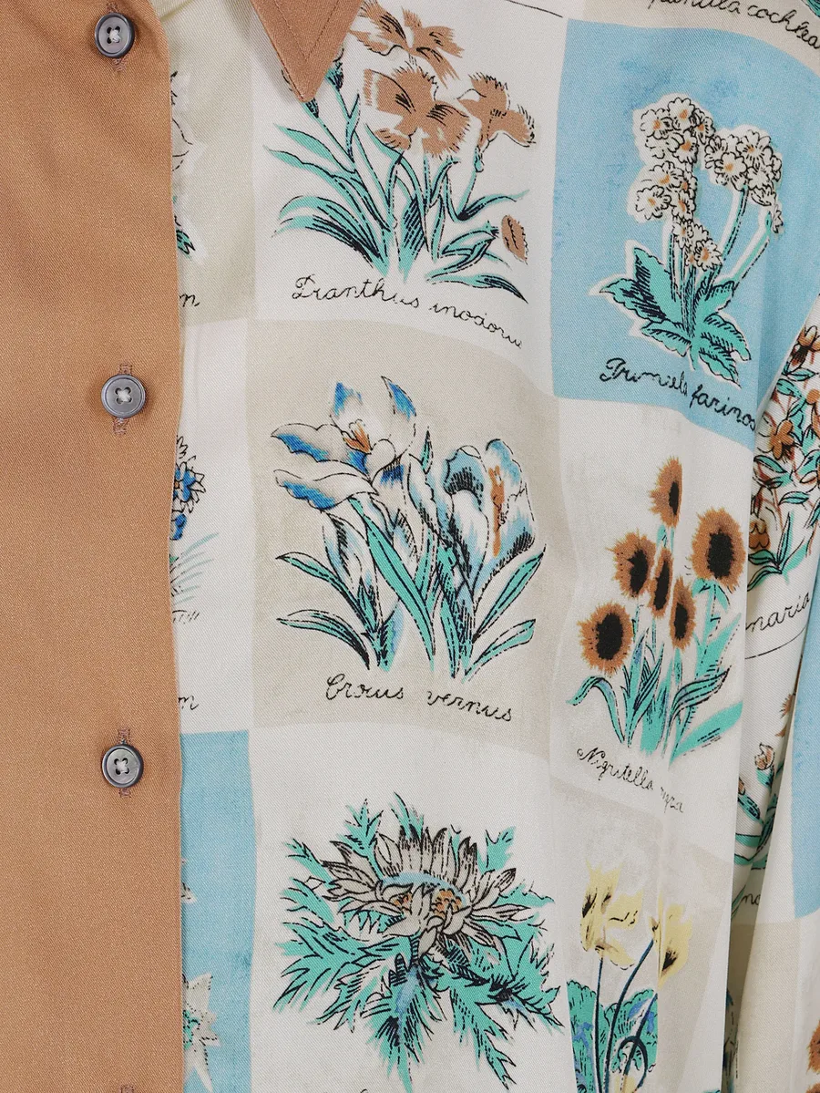 'Floral Scarf' print shirt 3