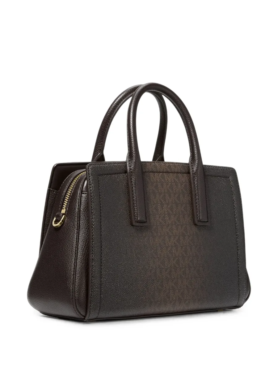 Laila small Signature logo satchel 4