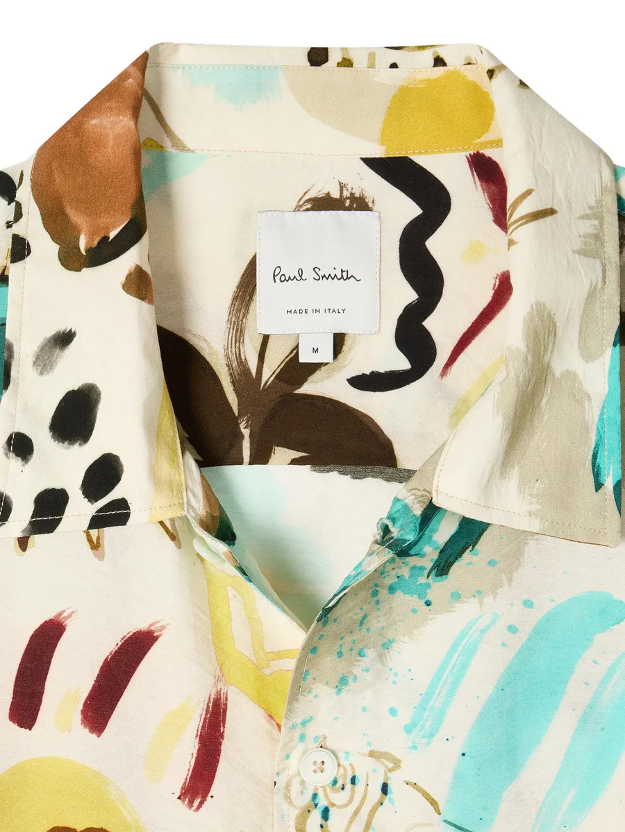 Ink Works print viscose-blend shirt 6