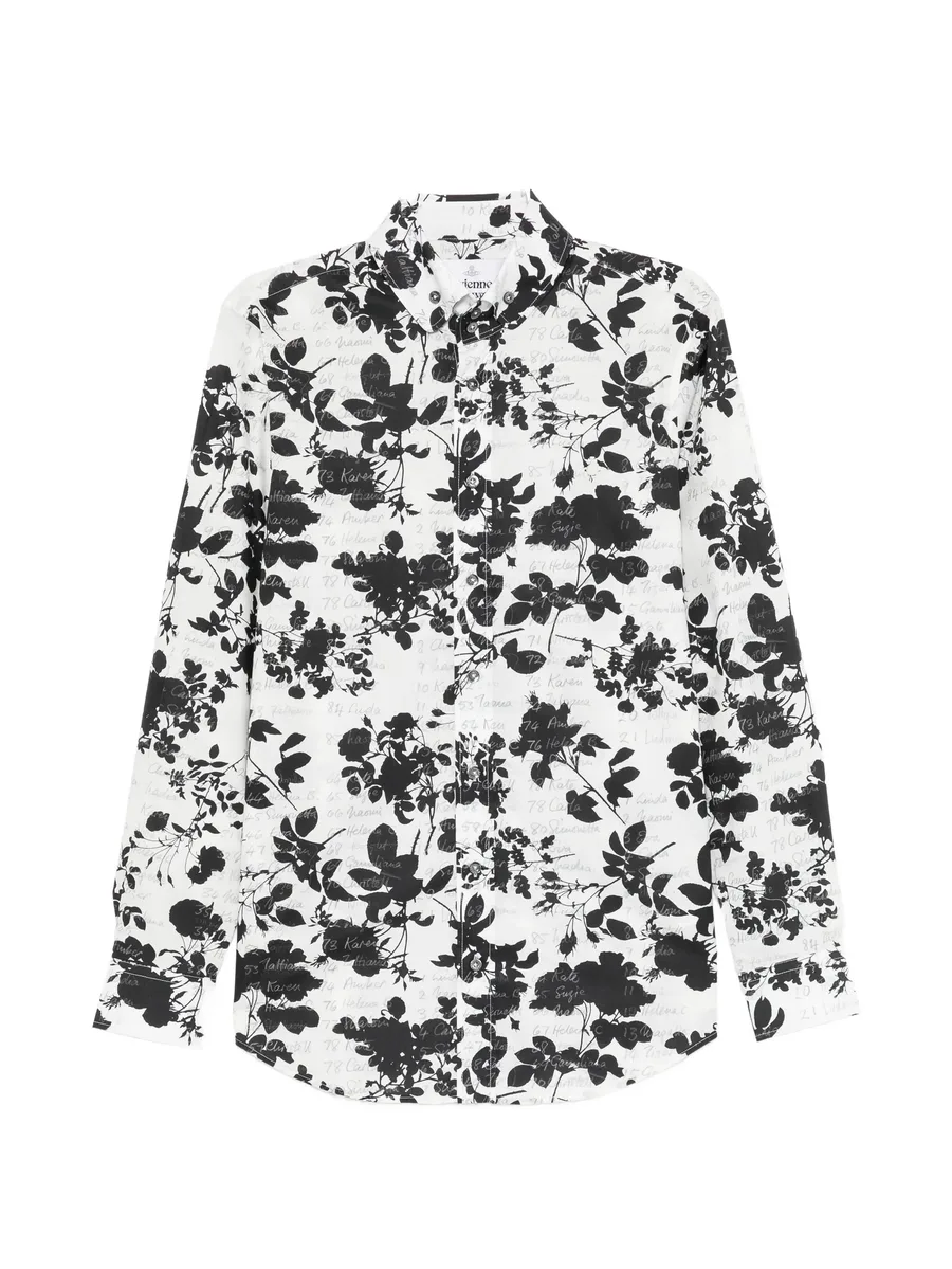 floral-print long-sleeve shirt 1