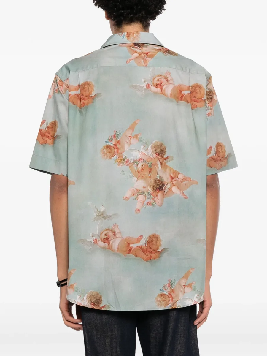 Primavera Cherubs-print shirt 4