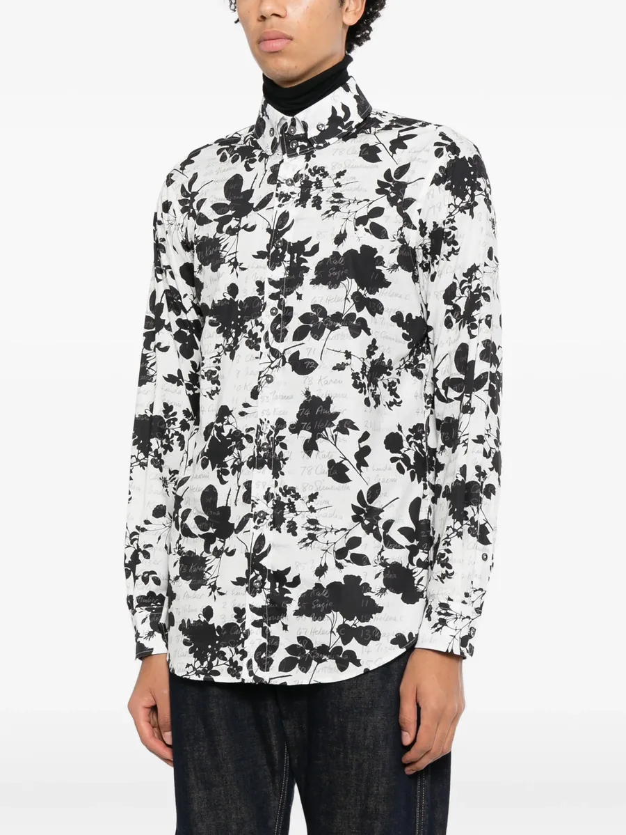 floral-print long-sleeve shirt 3