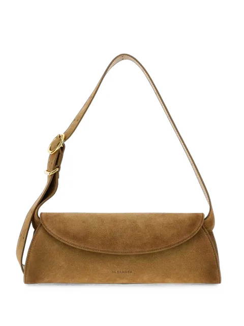 small Cannolo suede shoulder bag