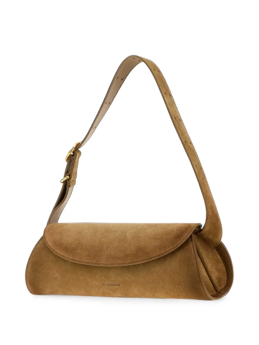 small Cannolo suede shoulder bag 3
