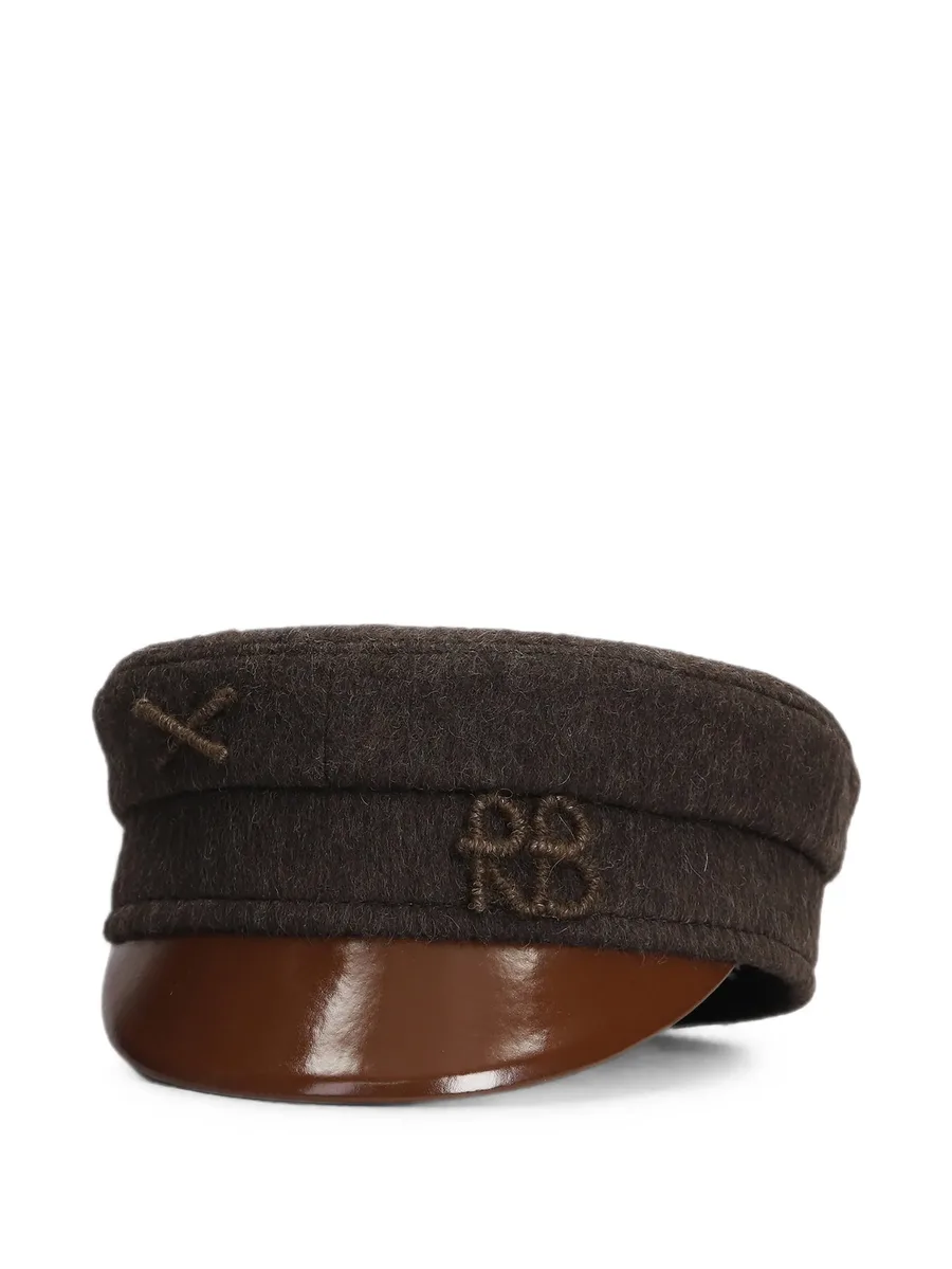 Baker Boy logo-embroidered baker boy hat 3