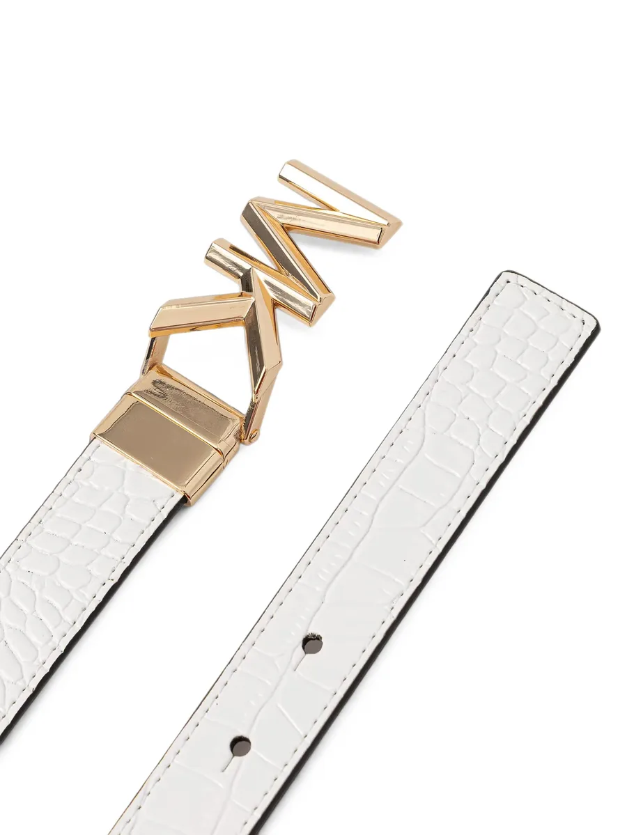 logo-buckle belt 2