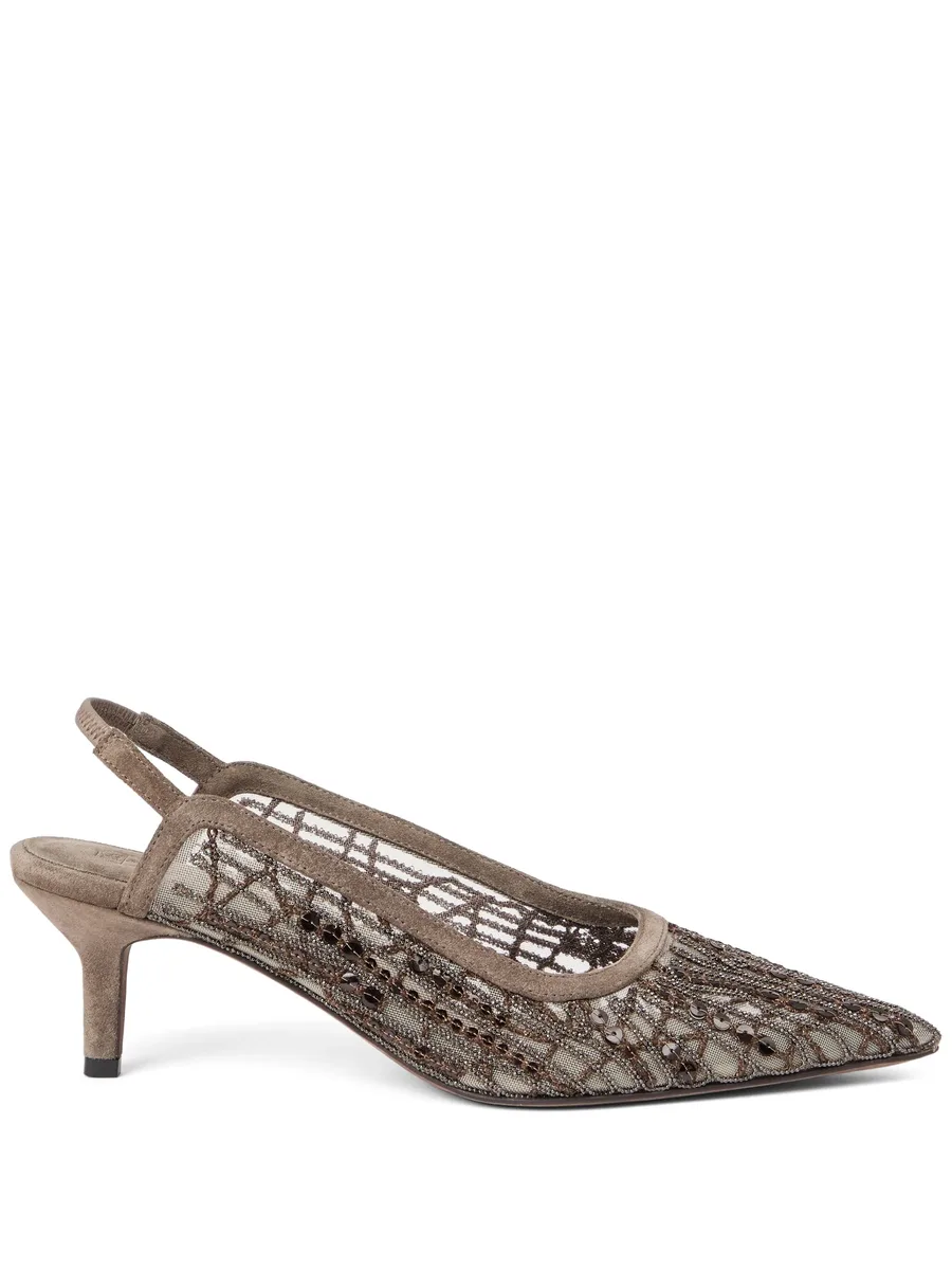55mm sequin-embellished pumps 2