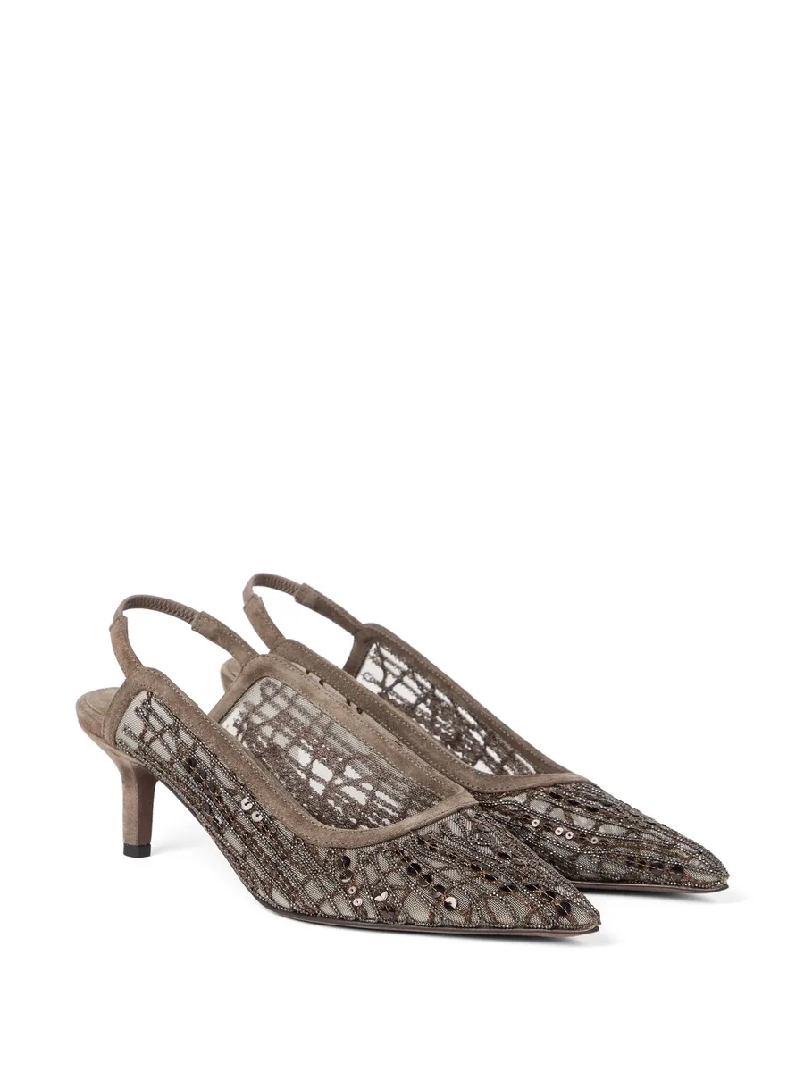 55mm sequin-embellished pumps 3