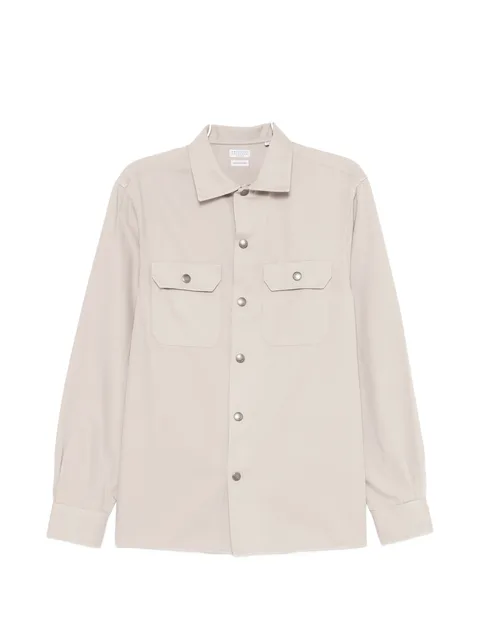 garment-dyed overshirt