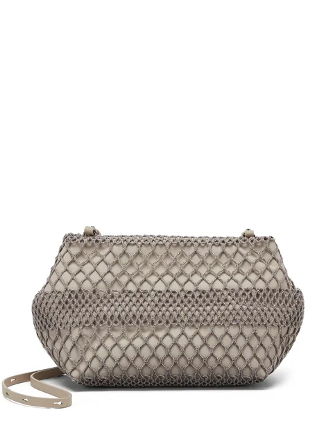 сетчатая сумка на плечо с декором Monili