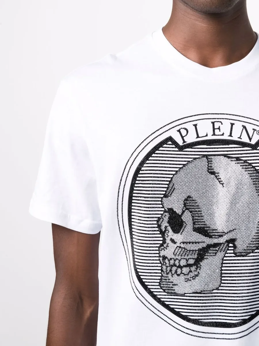 футболка Outline Skull с кристаллами 5