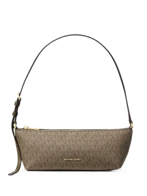 Laila small signature-logo satchel